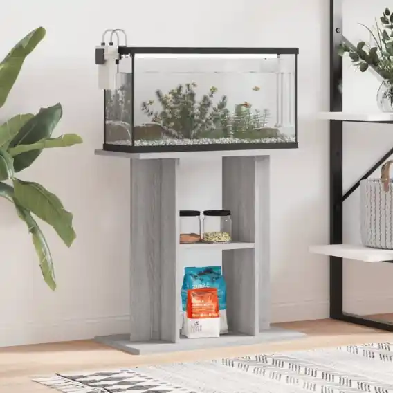 Szafka pod akwarium, szary dąb sonoma, 60x30x60 cm Lumarko! Lumarko! - Hurtownia wielobranżowa Lumarko Wyjątkowa oferta